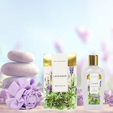 Load image into Gallery viewer, Amazon.com : Spa Luxetique Lavender Spa Gift Baskets for Women, Premium 10pc Gift Baskets, Best Holiday Gift Set for Women - Deluxe Spa Tote Bag with Wooden Handle, Bath Salt, Hand Soap/Cream, Shower Gel and Moe! : Beauty