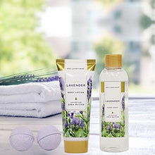Load image into Gallery viewer, Amazon.com : Spa Luxetique Lavender Spa Gift Baskets for Women, Premium 10pc Gift Baskets, Best Holiday Gift Set for Women - Deluxe Spa Tote Bag with Wooden Handle, Bath Salt, Hand Soap/Cream, Shower Gel and Moe! : Beauty