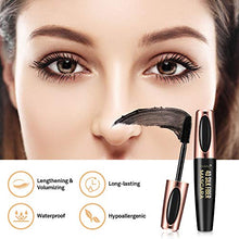 Load image into Gallery viewer, Amazon.com : Natural 4D Silk Fiber Lash Mascara, Lengthening and Thick, Long Lasting, Waterproof & Smudge-Proof, All Day Exquisitely Lush, Full, Long, Thick, Smudge-Proof Eyelashes : Beauty