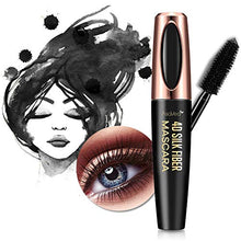 Load image into Gallery viewer, Amazon.com : Natural 4D Silk Fiber Lash Mascara, Lengthening and Thick, Long Lasting, Waterproof & Smudge-Proof, All Day Exquisitely Lush, Full, Long, Thick, Smudge-Proof Eyelashes : Beauty
