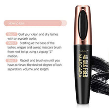 Load image into Gallery viewer, Amazon.com : Natural 4D Silk Fiber Lash Mascara, Lengthening and Thick, Long Lasting, Waterproof & Smudge-Proof, All Day Exquisitely Lush, Full, Long, Thick, Smudge-Proof Eyelashes : Beauty
