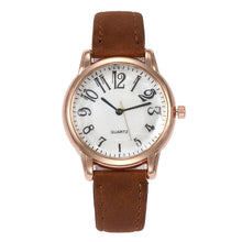 Load image into Gallery viewer, Beautiful Fashion Simple Leather Belt Women Quartz Wrist Watch For Gift