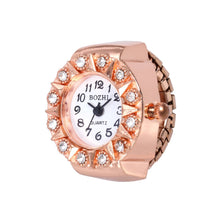 Load image into Gallery viewer, Special choice for gift Quartz Analog Watch Creative and Elastic Adjustable length Classic and fashionable Ring Watch for women