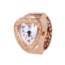 Load image into Gallery viewer, Special choice for gift Quartz Analog Watch Creative and Elastic Adjustable length Classic and fashionable Ring Watch for women