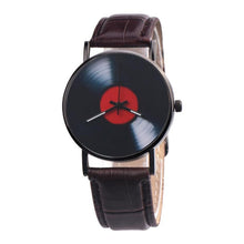 Load image into Gallery viewer, Shock Resistant,Anti-magnetic Fashion Casual Unisex Design Leather Band Material Analog Quartz Watch