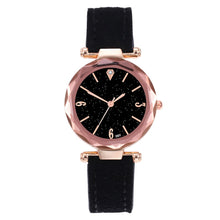 Load image into Gallery viewer, Leather Casual Fashion Watch high quality Analog Quartz Starry Sky women Wristwatch
