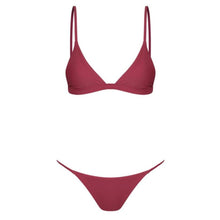 Load image into Gallery viewer, Women Polyester Wire Free Back Closure Solid Sexy Female Beachwear