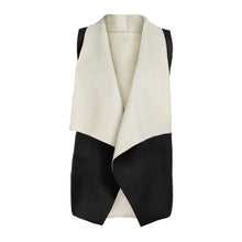 Load image into Gallery viewer, Women Vest Type Turn-down Collar Long Sleeve Jacket