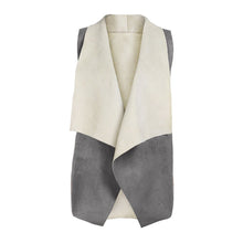 Load image into Gallery viewer, Women Vest Type Turn-down Collar Long Sleeve Jacket