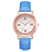 Load image into Gallery viewer, Women Fashion Luxury respite Set Auger Leather Stainless Steel Quartz Watch