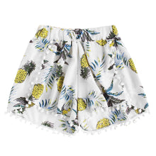 Load image into Gallery viewer, Fashion Pineapple Printed Loose Shorts Women summer Mid Waist Shorts