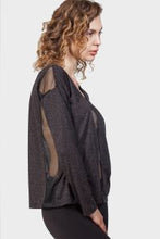 Load image into Gallery viewer, MESH PANEL SWEATSHIRT