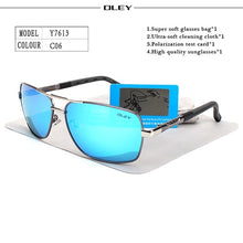 Load image into Gallery viewer, OLEY Brand Polarized Sunglasses Men New Fashion Eyes Protect Sun Glasses With Accessories Unisex driving goggles oculos de sol
