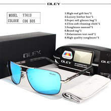 Load image into Gallery viewer, OLEY Brand Polarized Sunglasses Men New Fashion Eyes Protect Sun Glasses With Accessories Unisex driving goggles oculos de sol