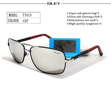 Load image into Gallery viewer, OLEY Brand Polarized Sunglasses Men New Fashion Eyes Protect Sun Glasses With Accessories Unisex driving goggles oculos de sol