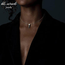 Load image into Gallery viewer, Bls-miracle Bohemian Multi layer Pendant Necklaces For Women Fashion Golden Geometric Charm Chains Necklace Jewelry Wholesale