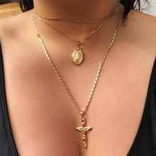 Load image into Gallery viewer, Bls-miracle Bohemian Multi layer Pendant Necklaces For Women Fashion Golden Geometric Charm Chains Necklace Jewelry Wholesale