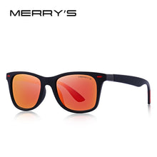 Load image into Gallery viewer, MERRYS DESIGN Men Women Classic Retro Rivet Polarized Sunglasses Lighter Design Square Frame 100% UV Protection S8508