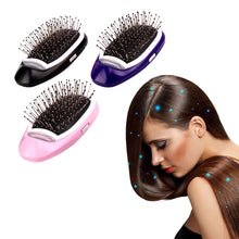 Load image into Gallery viewer, Portable Electric Ionic Hairbrush Negative Ions Hair Comb Brush Hair Modeling Styling Hairbrush