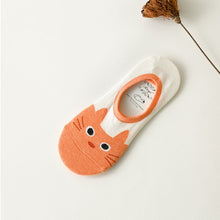 Load image into Gallery viewer, 5 Pairs/lot Women Socks Candy Color Small Animal Cartoon Pattern Boat Sock for Summer Breathable Casual Girls Funny Fashion