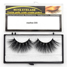 Load image into Gallery viewer, Visofree Eyelashes Mink Eyelashes Criss-cross Strands Cruelty Free High Volume Mink Lashes Soft Dramatic Eye lashes E80 Makeup