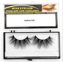 Load image into Gallery viewer, Visofree Eyelashes Mink Eyelashes Criss-cross Strands Cruelty Free High Volume Mink Lashes Soft Dramatic Eye lashes E80 Makeup