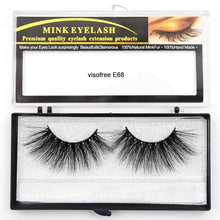 Load image into Gallery viewer, Visofree Eyelashes Mink Eyelashes Criss-cross Strands Cruelty Free High Volume Mink Lashes Soft Dramatic Eye lashes E80 Makeup
