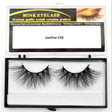 Load image into Gallery viewer, Visofree Eyelashes Mink Eyelashes Criss-cross Strands Cruelty Free High Volume Mink Lashes Soft Dramatic Eye lashes E80 Makeup