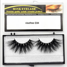 Load image into Gallery viewer, Visofree Eyelashes Mink Eyelashes Criss-cross Strands Cruelty Free High Volume Mink Lashes Soft Dramatic Eye lashes E80 Makeup