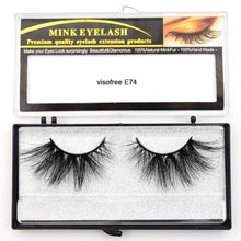 Load image into Gallery viewer, Visofree Eyelashes Mink Eyelashes Criss-cross Strands Cruelty Free High Volume Mink Lashes Soft Dramatic Eye lashes E80 Makeup
