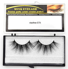 Load image into Gallery viewer, Visofree Eyelashes Mink Eyelashes Criss-cross Strands Cruelty Free High Volume Mink Lashes Soft Dramatic Eye lashes E80 Makeup