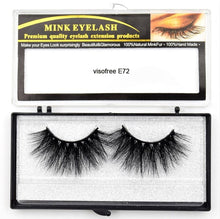 Load image into Gallery viewer, Visofree Eyelashes Mink Eyelashes Criss-cross Strands Cruelty Free High Volume Mink Lashes Soft Dramatic Eye lashes E80 Makeup