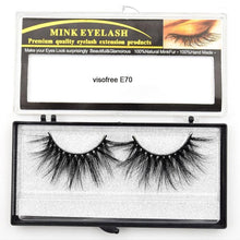 Load image into Gallery viewer, Visofree Eyelashes Mink Eyelashes Criss-cross Strands Cruelty Free High Volume Mink Lashes Soft Dramatic Eye lashes E80 Makeup