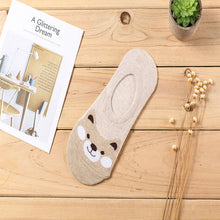 Load image into Gallery viewer, 1 Pair Fashion Women Girls ECMLN Summer Socks Style Lace Flower Short Sock Antiskid Invisible Ankle Socks 2019 Sox