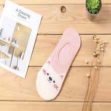 Load image into Gallery viewer, 1 Pair Fashion Women Girls ECMLN Summer Socks Style Lace Flower Short Sock Antiskid Invisible Ankle Socks 2019 Sox