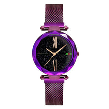 Load image into Gallery viewer, Women Casual Watches Black Stylish Starry Sky Magnet Buckle Elegant Lady Watch Fashion Hot Women Gift Clock School Student