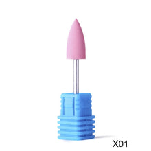 Load image into Gallery viewer, 1pcs Opt 16 Type Rubber Silicone Ceramic Milling Burr Nail Art Cutter Polishing Buffer Files Electric Machine Drill Bit TR065