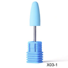 Load image into Gallery viewer, 1pcs Opt 16 Type Rubber Silicone Ceramic Milling Burr Nail Art Cutter Polishing Buffer Files Electric Machine Drill Bit TR065