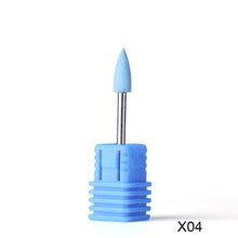 Load image into Gallery viewer, 1pcs Opt 16 Type Rubber Silicone Ceramic Milling Burr Nail Art Cutter Polishing Buffer Files Electric Machine Drill Bit TR065