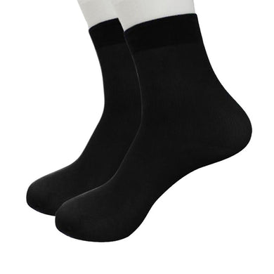 Bamboo Fiber Ultra-thin Elastic Silky Short Silk Stockings Men Socks  fashion