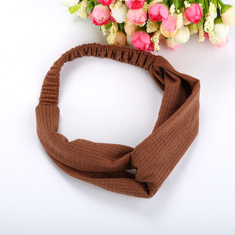 High Quality Fashion Women Acrylic material Turban Twist Knot Head Wrap Headband