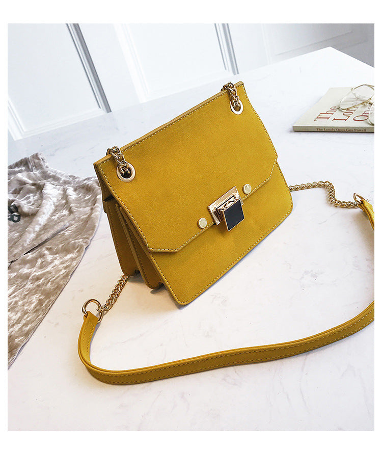 Synthetic Leather soft surface interlocking Women Crossbody Bag