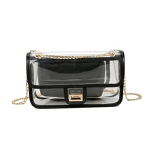 Load image into Gallery viewer, Clear Crossbody Transparent Purse PVC Chain One Shoulder Bag