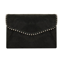 Load image into Gallery viewer, Metal Beads studded Flip Purse Women Crossbody Bag with chain