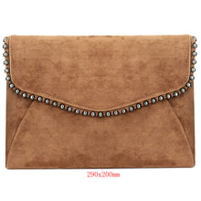 Load image into Gallery viewer, Metal Beads studded Flip Purse Women Crossbody Bag with chain