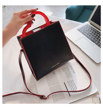 Load image into Gallery viewer, Women Leather Heart Shape Handle Shoulder Messenger Tote Bag