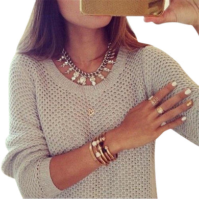Women Knitting Cotton Cloak Type Cardigans