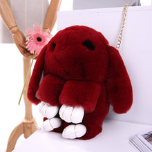 Load image into Gallery viewer, Rabbit Wool Small Crossbody Bag for Women Children