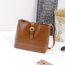 Load image into Gallery viewer, Women Vintage Crossbody Small Bucket Bag Office Wear