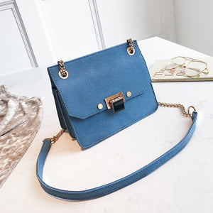 Synthetic Leather soft surface interlocking Women Crossbody Bag